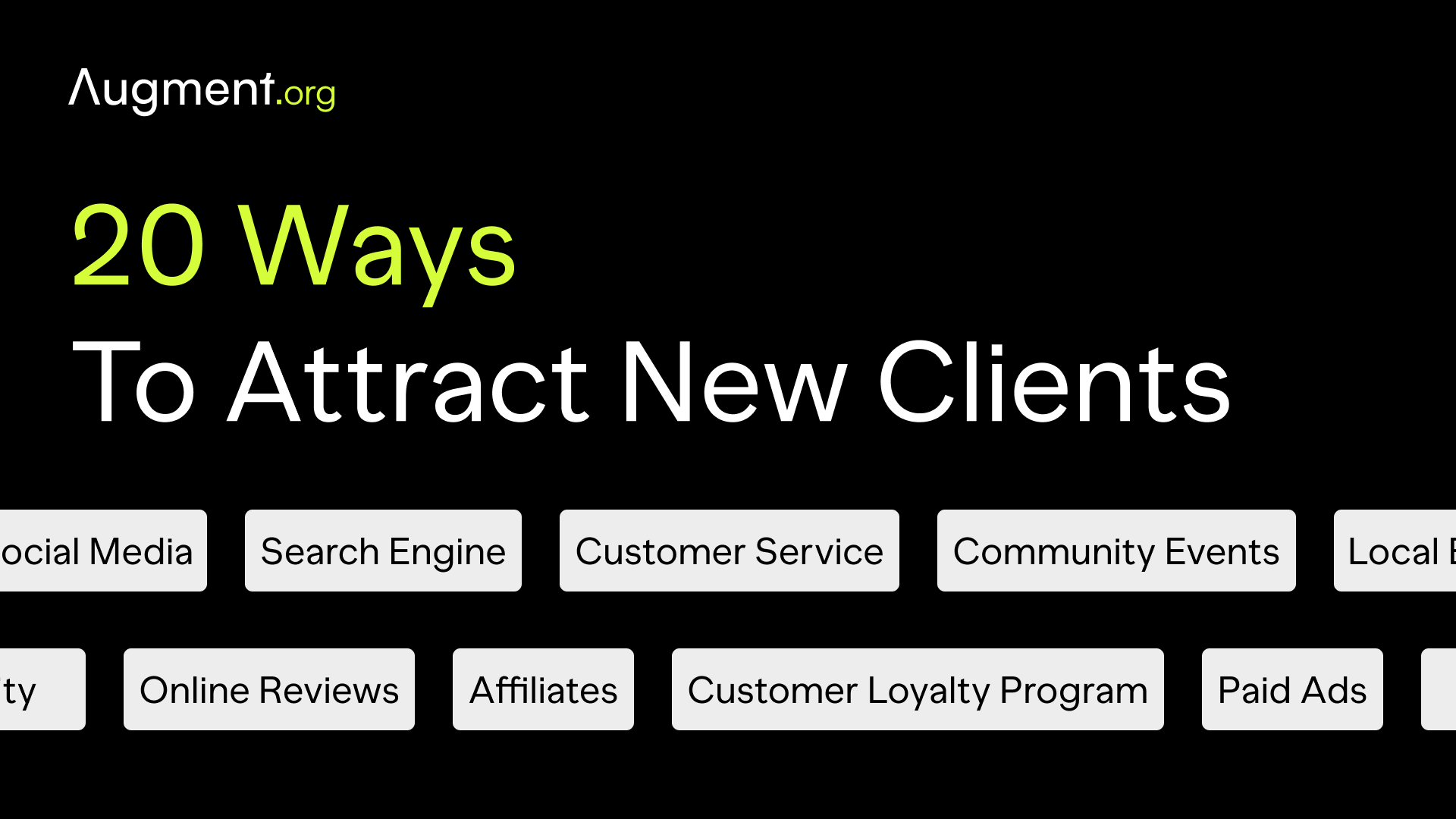 How to Attract Customers: 20 Ways to Attract New Clients