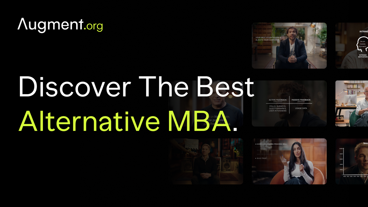 Alternative MBA: How Augment is Challenging Tradition