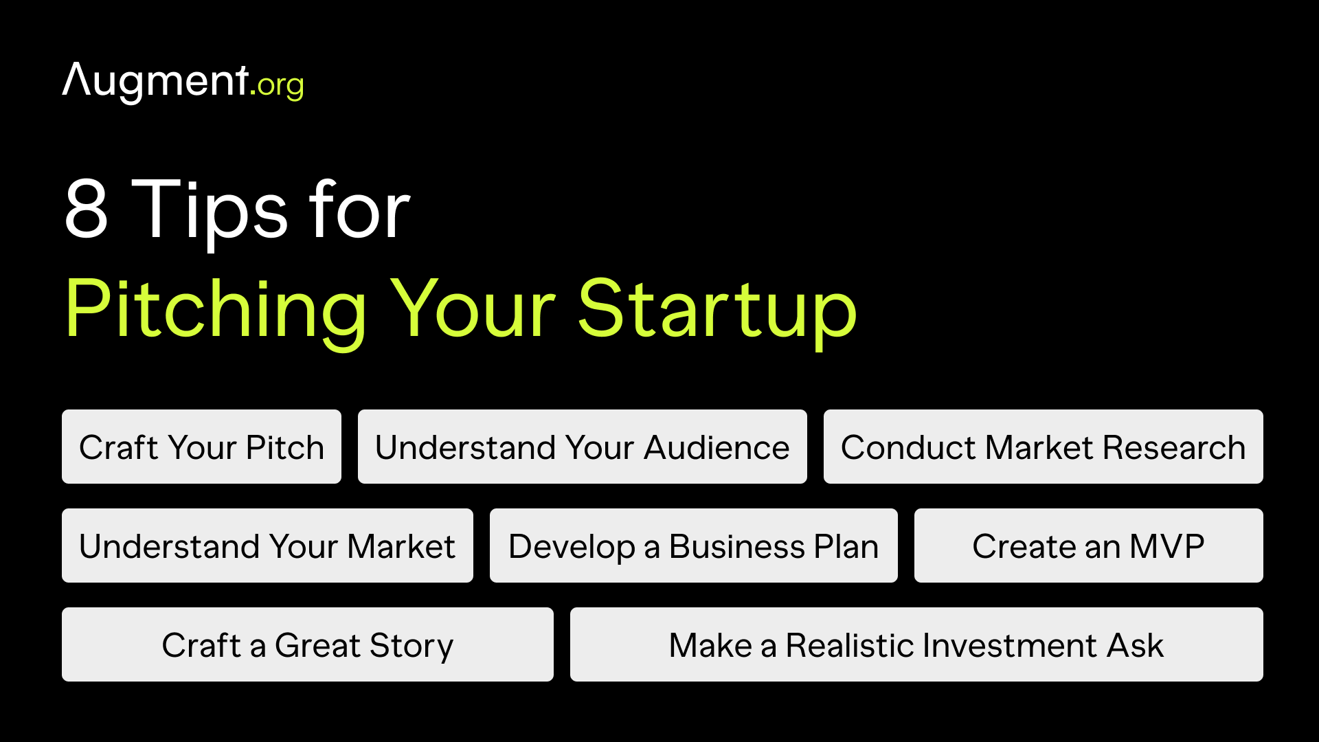 How to Pitch to Investors: 8 Tips for Pitching Your Startup