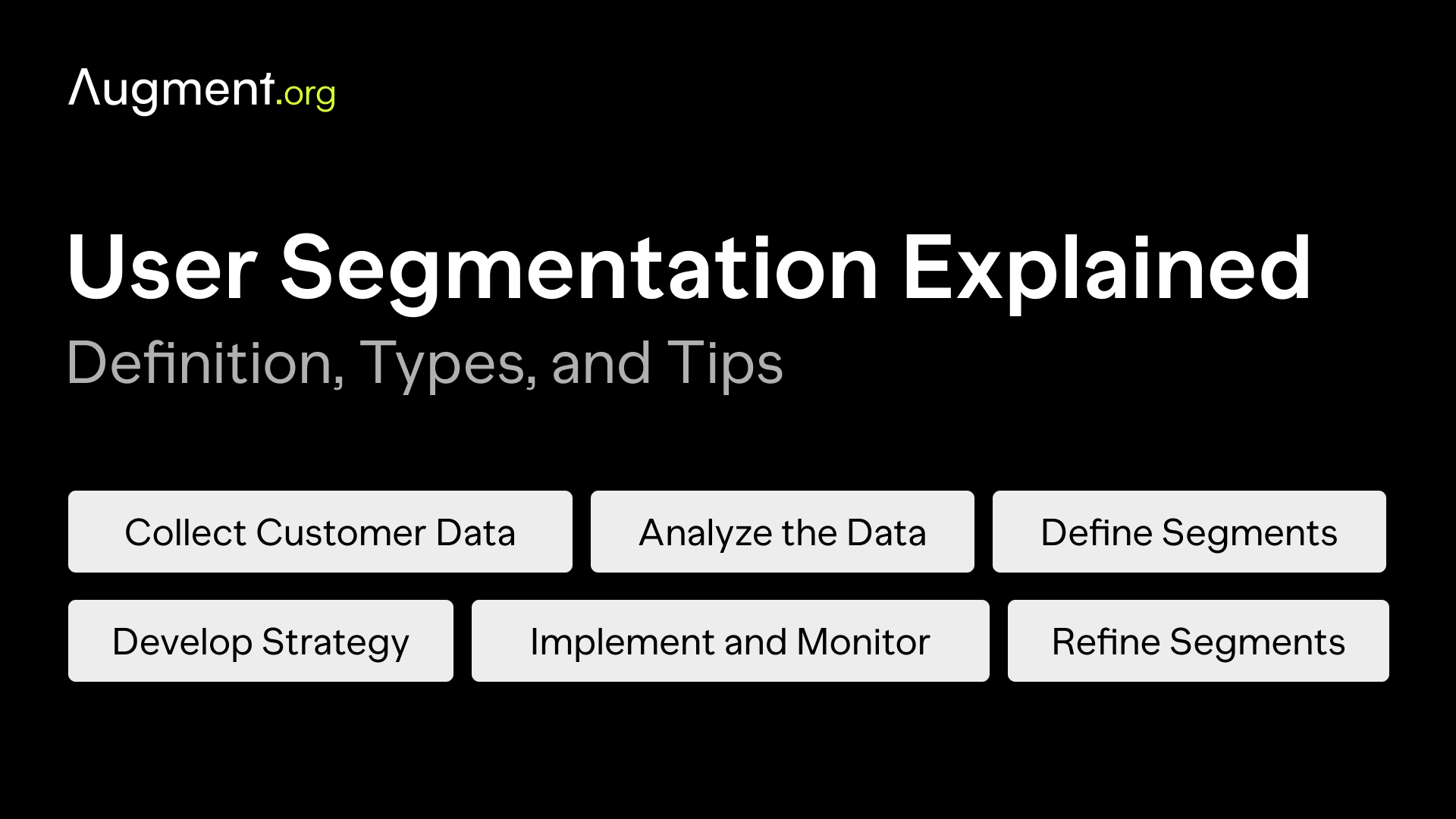 User Segmentation Explained: Definition, Types, and Tips
