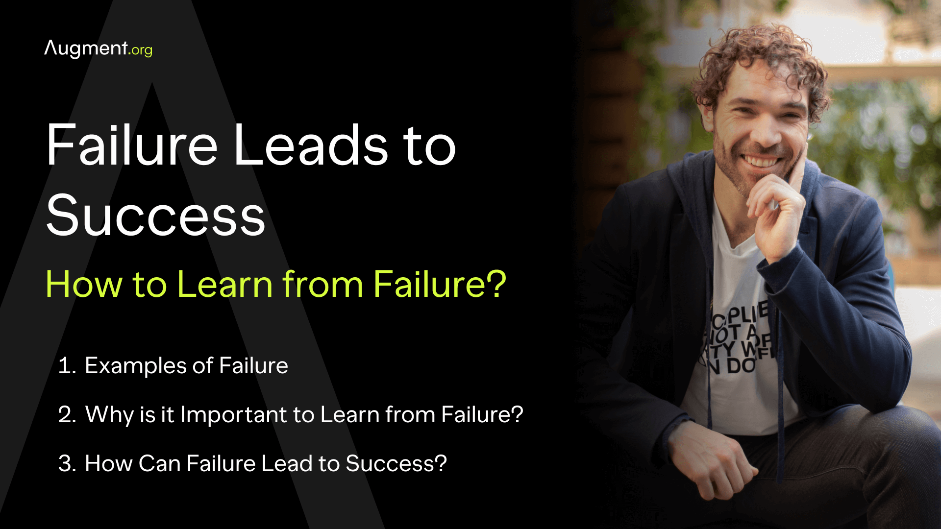 Failure Leads to Success: How to Learn from Failure