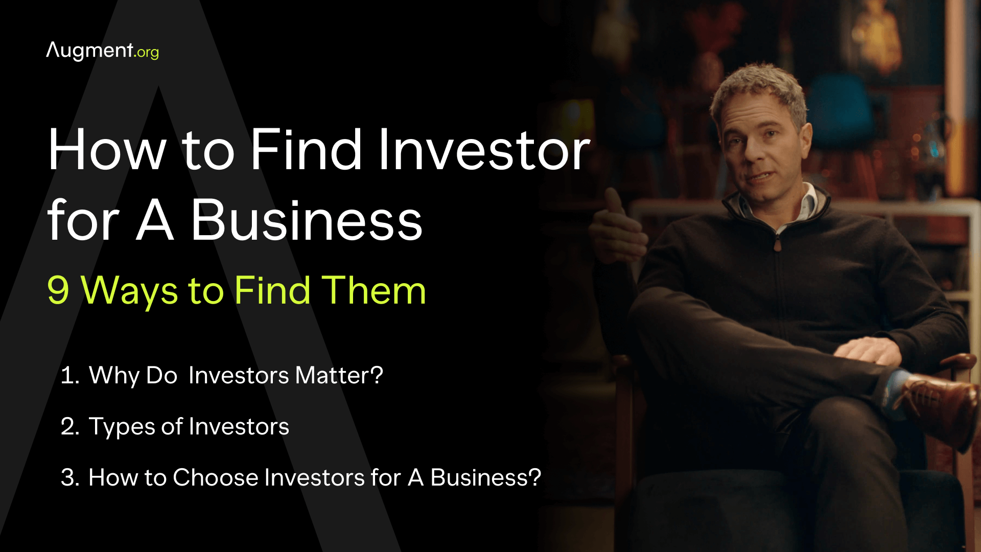 How to Find Investors for a Business?